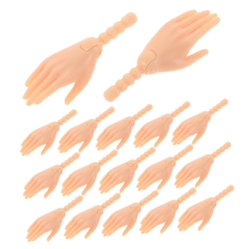 JUMPLAWN 10Paare Puppenhände Für Bjd Gelenkpuppen Ersatzteile Für Puppenbau Puppenhand Zubehör Weiße Kunststoffhände Für Kreative DIY Projekte JUMPLAWN 10Paare Puppenhände Für Bjd Gelenkpuppen Ersatzteile Für Puppenbau Puppenhand Zubehör Weiße Kunststoffhände Für Kreative DIY Projekte von JUMPLAWN