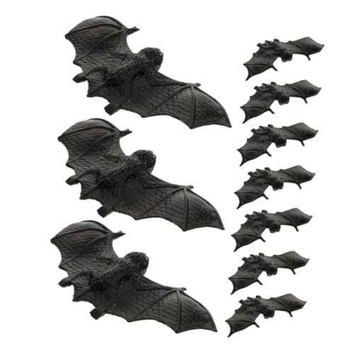 JUMPLAWN 10St Halloween-Dekorationen gruselige Dekoration Fliegende Dekoration Halloween atmosphäre Halloween Dekoration Halloween-Fledermäuse hängen Gummischläger Mini-Spinne Plastik Black JUMPLAWN 10St Halloween-Dekorationen gruselige Dekoration Fliegende Dekoration Halloween atmosphäre Halloween Dekoration Halloween-Fledermäuse hängen Gummischläger Mini-Spinne Plastik Black von JUMPLAWN