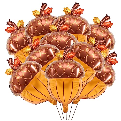 JUMPLAWN 10 Stücke Folienballons Herbst Themenballons für Thanksgiving Partydekoration Aluminium Folie Ballons für Kindergeburtstag und JUMPLAWN 10 Stücke Folienballons Herbst Themenballons für Thanksgiving Partydekoration Aluminium Folie Ballons für Kindergeburtstag und von JUMPLAWN