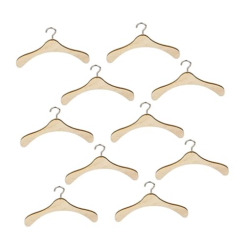 JUMPLAWN 10Stücke Holz Kleiderbügel für Puppen Teiliges für Puppenzubehör Langlebig und Vielseitig Einsetzbar für Miniaturpuppen und Bekleidungsorganisation JUMPLAWN 10Stücke Holz Kleiderbügel für Puppen Teiliges für Puppenzubehör Langlebig und Vielseitig Einsetzbar für Miniaturpuppen und Bekleidungsorganisation von JUMPLAWN