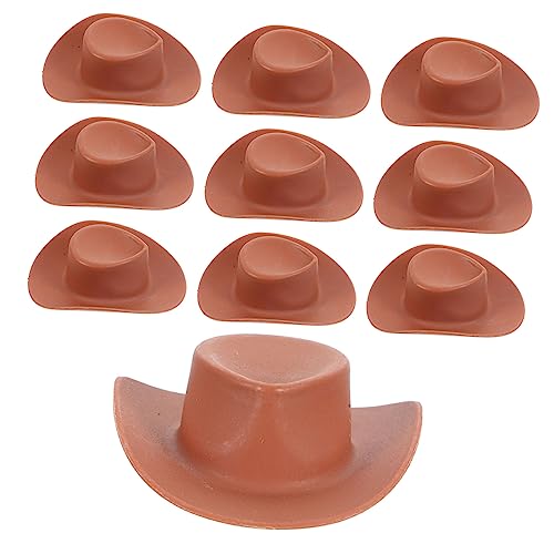 JUMPLAWN 10Stücke Mini Cowboy Hüte Winzige Miniaturhüte für Puppen Dekoration für Cosplay und DIY Projekte Sicher und Wiederverwendbar für Fotografie und JUMPLAWN 10Stücke Mini Cowboy Hüte Winzige Miniaturhüte für Puppen Dekoration für Cosplay und DIY Projekte Sicher und Wiederverwendbar für Fotografie und von JUMPLAWN