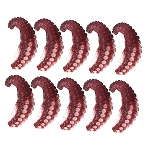 JUMPLAWN 10Stücke Realistische Octopus Tentakel Modelle Lebensmittelsimulation Künstliche Requisiten für Fotografie Sushi Shops Partydekoration und Mehr JUMPLAWN 10Stücke Realistische Octopus Tentakel Modelle Lebensmittelsimulation Künstliche Requisiten für Fotografie Sushi Shops Partydekoration und Mehr von JUMPLAWN