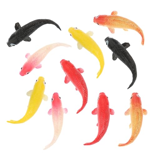JUMPLAWN 10Stücke Teiliges Künstliche Karpfen Dekoration für Aquarium Realistische Miniatur Fische für Aquarien und Terrarien Hochwertige Unterwasser Deko für Fischbecken JUMPLAWN 10Stücke Teiliges Künstliche Karpfen Dekoration für Aquarium Realistische Miniatur Fische für Aquarien und Terrarien Hochwertige Unterwasser Deko für Fischbecken von JUMPLAWN