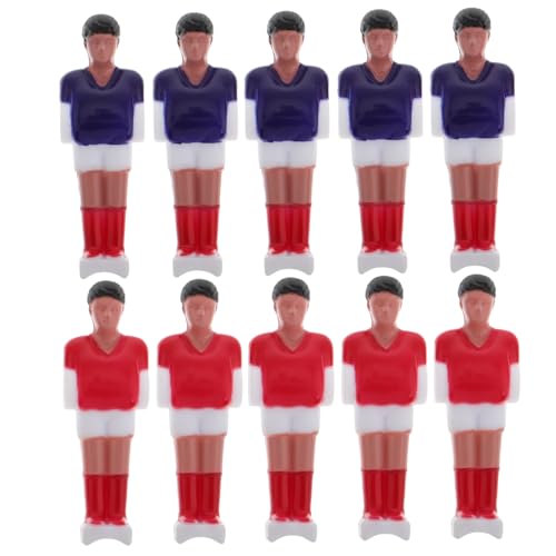 JUMPLAWN 10pcs Foosball Table Player Figuren Tischfußballspieler Puppen Foosball Mann Set Table Football Figuren Foosball Tischfußballspiel Accessoires A von JUMPLAWN