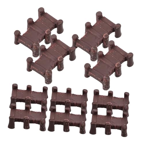 JUMPLAWN 10 Stück Mini-gartenszenenpuppe Miniaturbrücke Für Szene Bonsai-Ornament Gartenbrücken- Heim-Desktop-Ornamente von JUMPLAWN