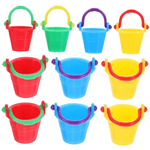 JUMPLAWN Mini-Eimer Und Eimer-Set 10-teilig Miniatur-Eimer Puppenhaus-Miniatur-Eimer Für Jungen Und Mädchen JUMPLAWN Mini-Eimer Und Eimer-Set 10-teilig Miniatur-Eimer Puppenhaus-Miniatur-Eimer Für Jungen Und Mädchen von JUMPLAWN