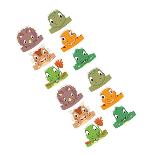 JUMPLAWN Dinosaurier-partyhut 12 Stück Party-requisiten Für Jungen Und Mädchen Geburtstagshut Ornamente Lustige Kopfbedeckungen von JUMPLAWN