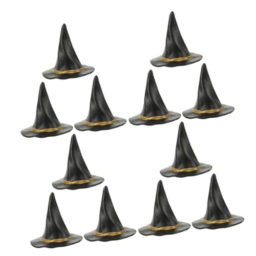 JUMPLAWN 12 Stück Hexenhüte für Halloween Süße Puppenhaus Zubehör mit Höhe für Diy Bastelprojekte und Party Mitgebsel JUMPLAWN 12 Stück Hexenhüte für Halloween Süße Puppenhaus Zubehör mit Höhe für Diy Bastelprojekte und Party Mitgebsel von JUMPLAWN