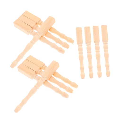 JUMPLAWN 12 Stück Maßstab Realistische Puppenhausmöbel Füße Kompatibel für DIY Möbelgestaltung und Kreative Puppenhausdekoration JUMPLAWN 12 Stück Maßstab Realistische Puppenhausmöbel Füße Kompatibel für DIY Möbelgestaltung und Kreative Puppenhausdekoration von JUMPLAWN