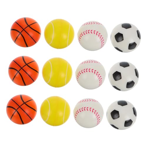 JUMPLAWN 12 Stück Mini-Basketball-stressbälle, Kleine Weiche Schaumstoff-quetschbälle, Für Kinder, Sport-Thema, Mitbringsel, Spielzeug, Geburtstagsparty-Spiel, Quetschbälle, Strumpffüller JUMPLAWN 12 Stück Mini-Basketball-stressbälle, Kleine Weiche Schaumstoff-quetschbälle, Für Kinder, Sport-Thema, Mitbringsel, Spielzeug, Geburtstagsparty-Spiel, Quetschbälle, Strumpffüller von JUMPLAWN