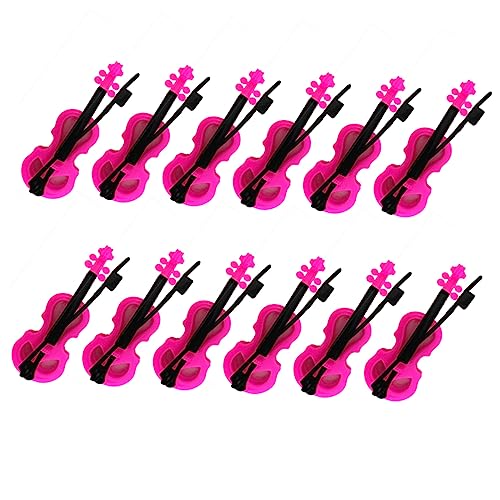 JUMPLAWN 12stücke Teiliges Miniatur-geigen-spielzeugset Puppenhaus Musikinstrumente Stilvolle Dekoration Für Mini-häuser Sicher Und Langlebig Für Kreative Und Sammler von JUMPLAWN