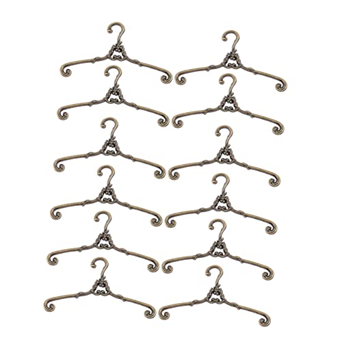 JUMPLAWN 12 Stück Retro -Kleidungsständer Inhaber Babypuppenschrank Kleiderbügel für Miniaturpuppen unser kleiderständer Haken Puppe Miniaturhaken für Puppenhaus Legierung JUMPLAWN 12 Stück Retro -Kleidungsständer Inhaber Babypuppenschrank Kleiderbügel für Miniaturpuppen unser kleiderständer Haken Puppe Miniaturhaken für Puppenhaus Legierung von JUMPLAWN