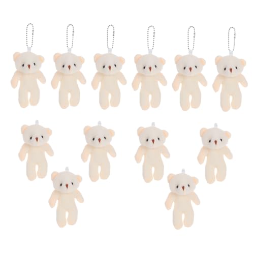 JUMPLAWN 12 Stück Weiche Plüschbären Schlüsselanhänger Süße Anhänger für Diy Taschen Partygeschenke Valentinstag Kreative Dekorationen JUMPLAWN 12 Stück Weiche Plüschbären Schlüsselanhänger Süße Anhänger für Diy Taschen Partygeschenke Valentinstag Kreative Dekorationen von JUMPLAWN