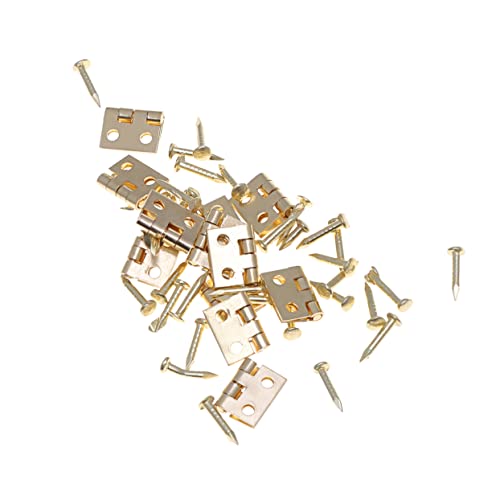 JUMPLAWN Mini-scharnier Im Maßstab 1/12 Mit Schrauben 12 Metallscharniere 48 Schrauben Für Puppenhausmöbel JUMPLAWN Mini-scharnier Im Maßstab 1/12 Mit Schrauben 12 Metallscharniere 48 Schrauben Für Puppenhausmöbel von JUMPLAWN