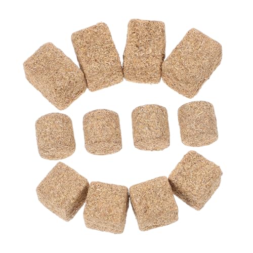 JUMPLAWN 12Stücke Heustapel Herbstliche Dekoration Für Miniaturgärten Und Puppenhäuser Gefälschte Heuhaufen Aus Hochwertigem Material Wohnkultur Accessoires von JUMPLAWN
