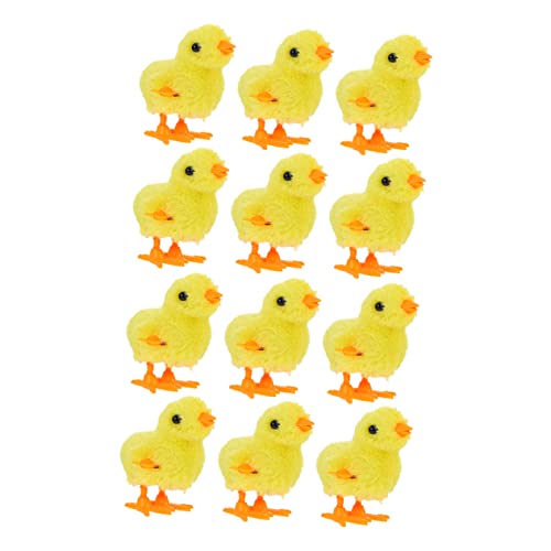 JUMPLAWN 12Stücke Huhn Aufziehspielzeug für Niedliche Deko für Heim und Fördert Kreativität und Handfertigkeit für Partys und Anlässe JUMPLAWN 12Stücke Huhn Aufziehspielzeug für Niedliche Deko für Heim und Fördert Kreativität und Handfertigkeit für Partys und Anlässe von JUMPLAWN