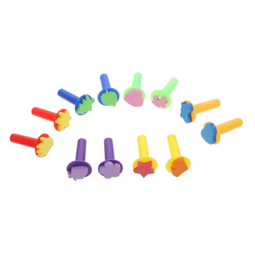 JUMPLAWN 12Stücke Kinderstempel DIY Zeichnungshilfen Für Kreative Bastelprojekte Für Partys Klassenzimmerbelohnungen Und Scrapbooking Mit Klaren Motiven JUMPLAWN 12Stücke Kinderstempel DIY Zeichnungshilfen Für Kreative Bastelprojekte Für Partys Klassenzimmerbelohnungen Und Scrapbooking Mit Klaren Motiven von JUMPLAWN
