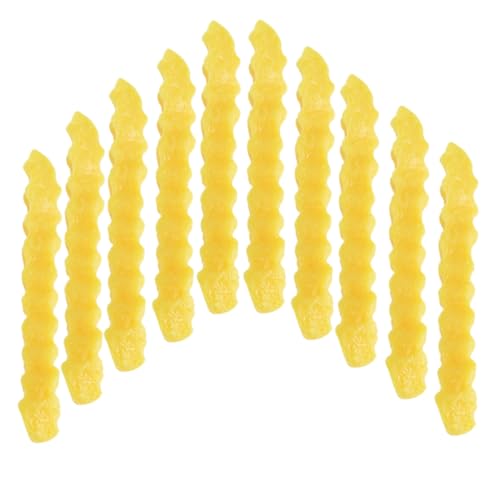 JUMPLAWN 12Stücke Künstliche Pommes Frites Modelle aus Realistische Lebensmittel Requisite für Deko Restaurant und Fotografie von JUMPLAWN