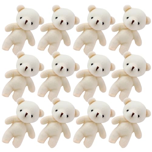 JUMPLAWN 12Stücke Mini Bär Hänge Ornamente Kuschelige Bärenpuppe Detailreiche Deko für Gemütlichkeit und Komfort für Kinderzimmer JUMPLAWN 12Stücke Mini Bär Hänge Ornamente Kuschelige Bärenpuppe Detailreiche Deko für Gemütlichkeit und Komfort für Kinderzimmer von JUMPLAWN