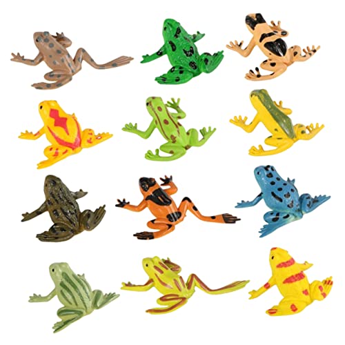 JUMPLAWN 12Stücke Teiliges Miniaturfrösche Figuren aus Realistische Froschspielzeuge für Kindergeburtstage Ostern und Garten Deko Sicheres für Jungen JUMPLAWN 12Stücke Teiliges Miniaturfrösche Figuren aus Realistische Froschspielzeuge für Kindergeburtstage Ostern und Garten Deko Sicheres für Jungen von JUMPLAWN