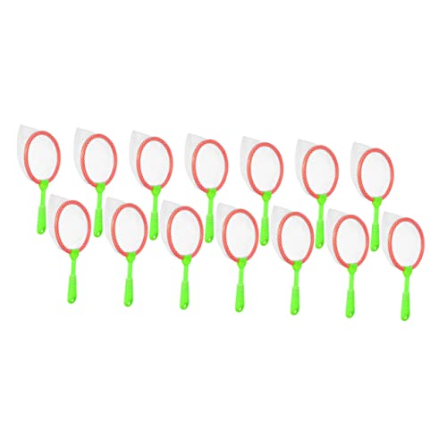 JUMPLAWN 14stücke Fischernetz Für Junge Mädchen Draußen Fischfangnetz Angelfangnetze Langer Griff Bunte Netze Zum Spielen Und Naturreisen von JUMPLAWN