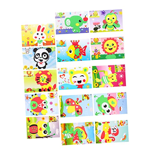JUMPLAWN 15Stücke Teiliges Eva Aufkleber für Kreatives DIY Kunsthandwerk zur Dekoration von Kinderzimmer Wohnzimmer und Spielzimmer Vielseitige Selbstklebende Sticker JUMPLAWN 15Stücke Teiliges Eva Aufkleber für Kreatives DIY Kunsthandwerk zur Dekoration von Kinderzimmer Wohnzimmer und Spielzimmer Vielseitige Selbstklebende Sticker von JUMPLAWN