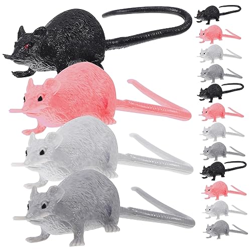 JUMPLAWN 16 Pcs Garten Mäuse Decor Garten Ornament Halloween Decor Requisiten Kunststoff JUMPLAWN 16 Pcs Garten Mäuse Decor Garten Ornament Halloween Decor Requisiten Kunststoff von JUMPLAWN