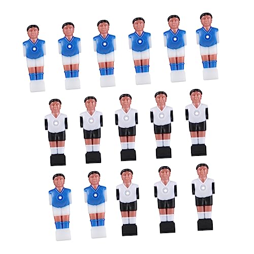 JUMPLAWN 16 Stück Fußballpuppe Fußballzubehör austauschbare Tischfußballspieler Foosball -Fußballspiel klein Kicker-Ersatzspieler Ersatzspieler für Tischkicker Harz JUMPLAWN 16 Stück Fußballpuppe Fußballzubehör austauschbare Tischfußballspieler Foosball -Fußballspiel klein Kicker-Ersatzspieler Ersatzspieler für Tischkicker Harz von JUMPLAWN