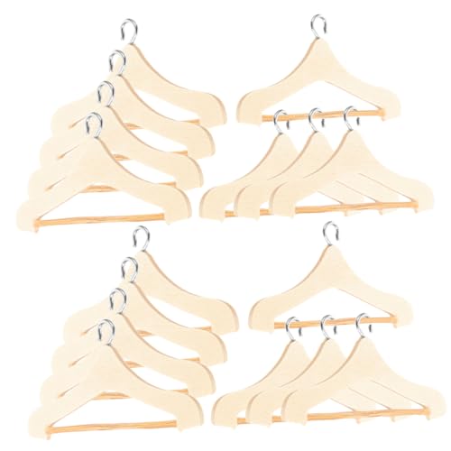JUMPLAWN 18Stücke Miniaturkleiderbügel Teiliges für Puppenhäuser Robuste Puppenbügel aus Stabilem Material für Kleider Tops und Hosen Zubehör für Puppenbekleidung JUMPLAWN 18Stücke Miniaturkleiderbügel Teiliges für Puppenhäuser Robuste Puppenbügel aus Stabilem Material für Kleider Tops und Hosen Zubehör für Puppenbekleidung von JUMPLAWN