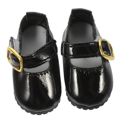 JUMPLAWN 1Paar Puppenschuhe Bjd Puppen Lederschuhe Für Puppen Puppenkleiderschuhe Puppenausstattung Schuhe Puppenrockschuhe von JUMPLAWN