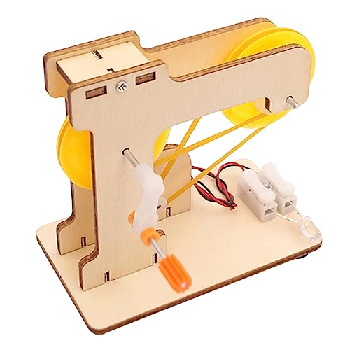 JUMPLAWN 1Satz DIY Handgenerator Bausatz Lernspielzeug für Kreative Experimente Leicht Montierbar für Schüler JUMPLAWN 1Satz DIY Handgenerator Bausatz Lernspielzeug für Kreative Experimente Leicht Montierbar für Schüler von JUMPLAWN