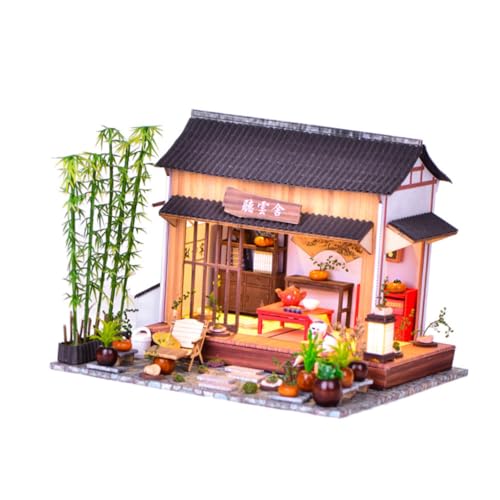 JUMPLAWN 1Satz DIY Modellhaus im Chinesischen Stil Klassisches Design Fördert Geschicklichkeit für Kreative und Wohnkultur von JUMPLAWN