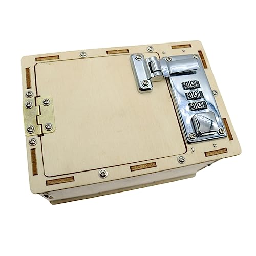 JUMPLAWN 1Satz DIY Passwort Box Mechanische Lockbox Bastelset Für Pädagogisches Kreativität Und Feinmotorik Für Frühe Bildung Und DIY Projekte von JUMPLAWN
