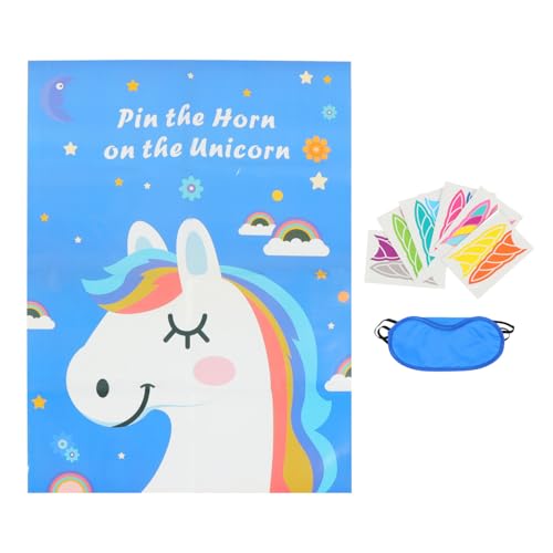 JUMPLAWN 1Satz Einhorn Party Spielset Kreatives Einhorn Spiel zum Stecken für Kindergeburtstage Einzigartige und Lustige Spiele für Mädchen und Klassenzimmerpartys Hochwertiges JUMPLAWN 1Satz Einhorn Party Spielset Kreatives Einhorn Spiel zum Stecken für Kindergeburtstage Einzigartige und Lustige Spiele für Mädchen und Klassenzimmerpartys Hochwertiges von JUMPLAWN