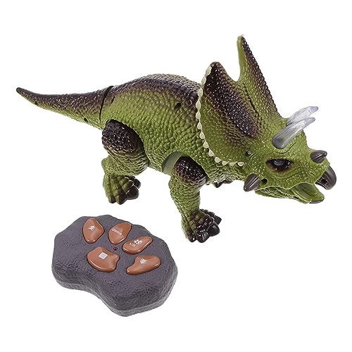 JUMPLAWN 1Satz Elektrisches Triceratops Für Leuchtendes Dinosaurier Modell Mit Musik Fernsteuerung Für Geburtstagsgeschenke Und Themenpartys Aus Robustem Und Sicherem von JUMPLAWN