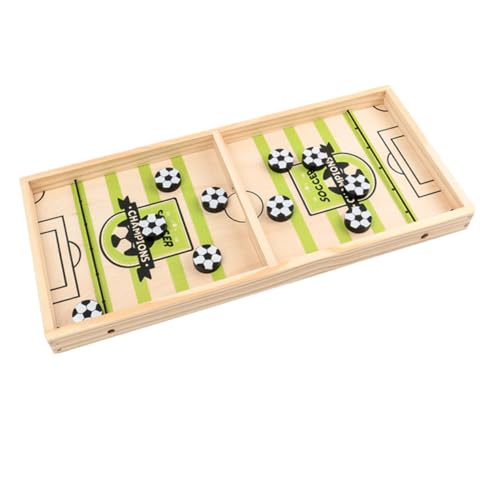 JUMPLAWN 1Satz Fußballkatapult Schachspielzeug aus Holz Interaktives Lernspielzeug für Fördert Hand Auge Koordination und Eltern Junge Mädchen Interaktion Langlebig und Sicher von JUMPLAWN