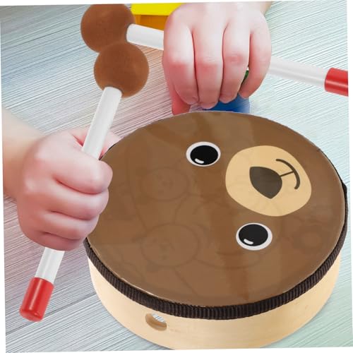 JUMPLAWN 1Satz Handdrum Set für Tragbare Handtrommel aus Hochwertigem Material für Musikinstrumente und Fördert Rhythmus und Koordination von JUMPLAWN