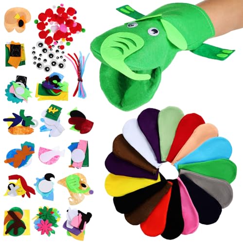 JUMPLAWN 1Satz Handpuppen Werkzeugset aus Filz DIY Puppen mit Augen und Zubehör für Kreative Rollenspiele und Langlebig für Bastelprojekte JUMPLAWN 1Satz Handpuppen Werkzeugset aus Filz DIY Puppen mit Augen und Zubehör für Kreative Rollenspiele und Langlebig für Bastelprojekte von JUMPLAWN