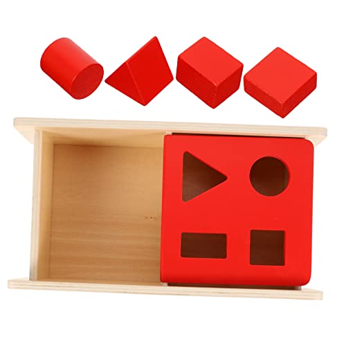 JUMPLAWN 1Satz Holzspielzeug Für Geometrischer Formensortierer Sensorisches Hand Augen Koordination Für Frühes Lernen Und Spielspaß von JUMPLAWN