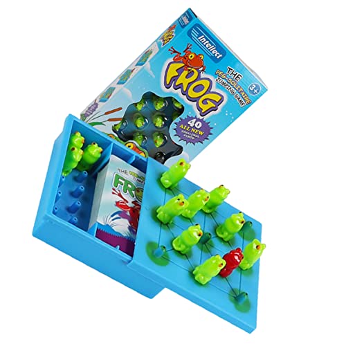 JUMPLAWN 1Satz Logisches Denkspiel Jumping Checkers Intelligenz Pädagogisches Brettspiel für Eltern Junge Mädchen Interaktion und Kreatives Lernen von JUMPLAWN