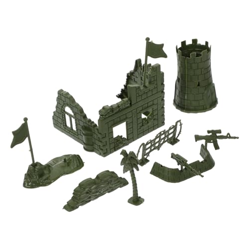 JUMPLAWN 1Satz Modellbausatz Sandbox Dekoration Für Jungen Und Simulierte Militärfiguren Und Fahrzeuge Für Kreative Szenarien von JUMPLAWN