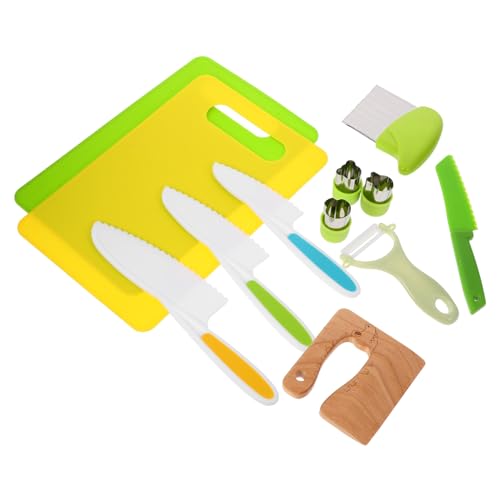JUMPLAWN 1Satz Montessori Küchenwerkzeug für Teiliges Küchenzubehör mit Holzmessern Schneidebrett und Ausstechformen Kreative Kochspiele und Frühzeitiges Lernen JUMPLAWN 1Satz Montessori Küchenwerkzeug für Teiliges Küchenzubehör mit Holzmessern Schneidebrett und Ausstechformen Kreative Kochspiele und Frühzeitiges Lernen von JUMPLAWN