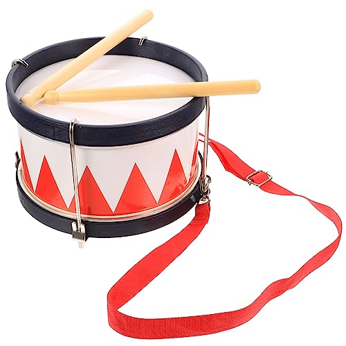 JUMPLAWN 1Satz Musikinstrument Für Rote Snare Drum Mit Drumsticks Pädagogisches Schlaginstrument Für Jungen Und Fördert Motorische Fähigkeiten Und Konzentration von JUMPLAWN
