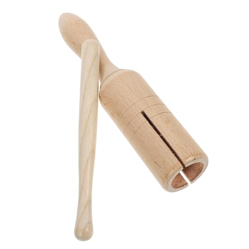 JUMPLAWN 1Satz Musikspielzeug für Perkussion Guiro und Stab Schlaginstrument für Kleinkinder zur Musikalischen Früherziehung Langlebig und Sicher der Anwendung JUMPLAWN 1Satz Musikspielzeug für Perkussion Guiro und Stab Schlaginstrument für Kleinkinder zur Musikalischen Früherziehung Langlebig und Sicher der Anwendung von JUMPLAWN