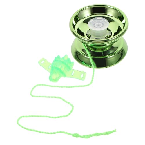 JUMPLAWN 1Satz Professionelles Jo Jo Ball Aus Anfänger Und Fortgeschrittene Metall Yo Yo Für Tricks Lebendige Grüne Farbe von JUMPLAWN