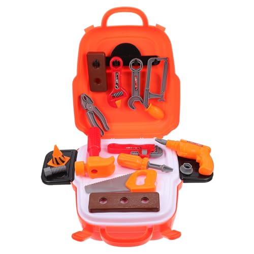 JUMPLAWN 1Satz Simuliertes Reparaturspielzeug für Pädagogisches Werkzeug mit Rucksack Kreative Rollenspielzeuge für Jungen Ab Jahren Fördert Hand Augen Koordination JUMPLAWN 1Satz Simuliertes Reparaturspielzeug für Pädagogisches Werkzeug mit Rucksack Kreative Rollenspielzeuge für Jungen Ab Jahren Fördert Hand Augen Koordination von JUMPLAWN