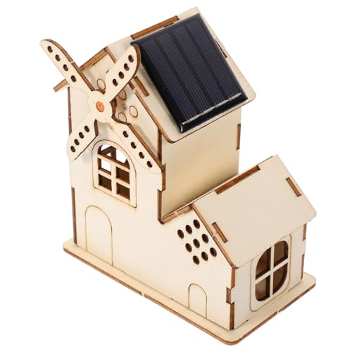 JUMPLAWN 1Satz Solarbetriebene Holzhaus DIY Experimentierset Für Kreatives Wissenschaft Und Einfach Zusammenzubauen Für Geburtstage JUMPLAWN 1Satz Solarbetriebene Holzhaus DIY Experimentierset Für Kreatives Wissenschaft Und Einfach Zusammenzubauen Für Geburtstage von JUMPLAWN