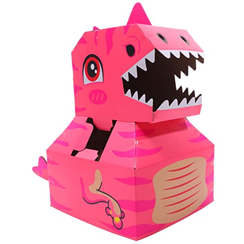 JUMPLAWN 1Satz Tragbare DIY Dinosaurier Karton Spielzeugbox für Kreatives Bastelset für Cosplay Rollenspiele und Kreative Aktivitäten Perfektes zum Geburtstag oder Festen von JUMPLAWN