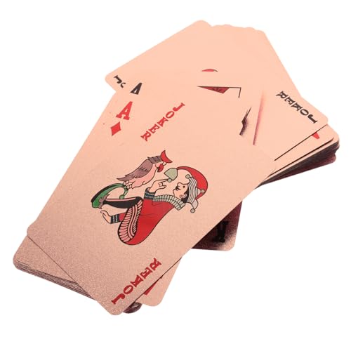 JUMPLAWN 1satz wasserdichte Pokerkarten Goldenen Folienakzenten Für Familienfeiern Partys Und Spieleabende Für Unterhaltungszwecke JUMPLAWN 1satz wasserdichte Pokerkarten Goldenen Folienakzenten Für Familienfeiern Partys Und Spieleabende Für Unterhaltungszwecke von JUMPLAWN