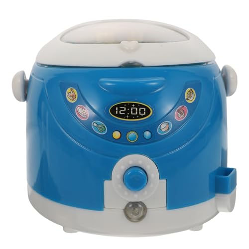 JUMPLAWN 1Stk Simulierter Reiskocher Mädchen Mini- Kuckuck Essgeschirr küchenspielzeug für Kitchen Toys for Elektroherd Kinderspielzeug Plastik Blue von JUMPLAWN